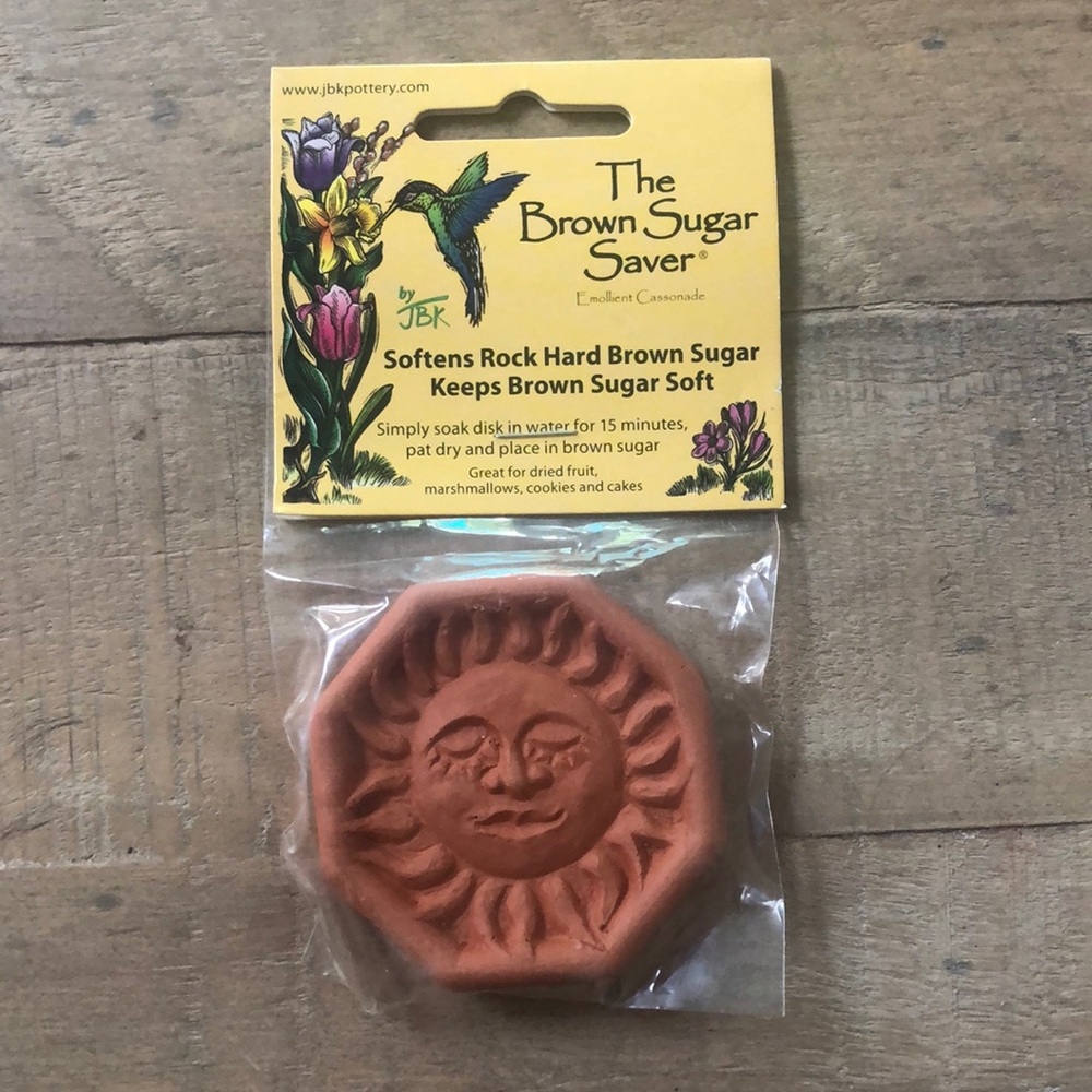 Sun ☀️ The Brown Sugar Saver NWT ceramic made in Canada 🍁 🇨🇦